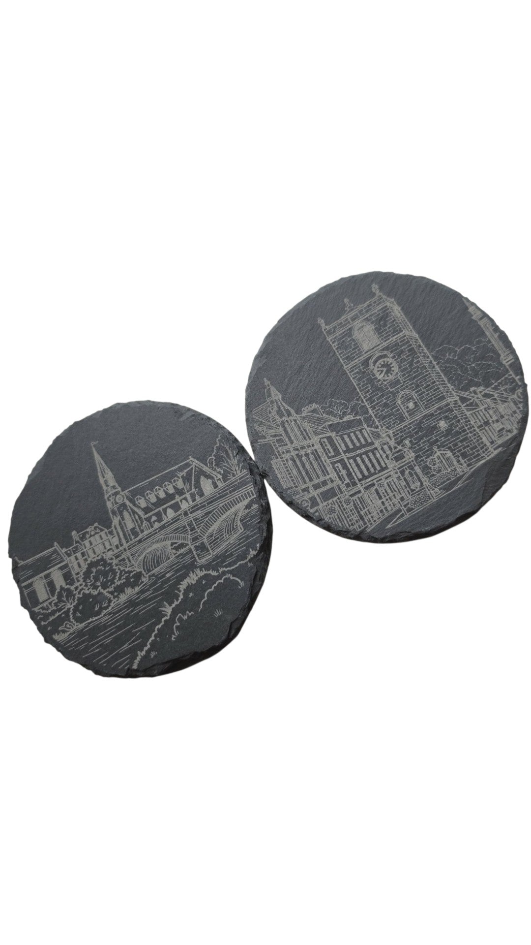 Personalised slate coaster