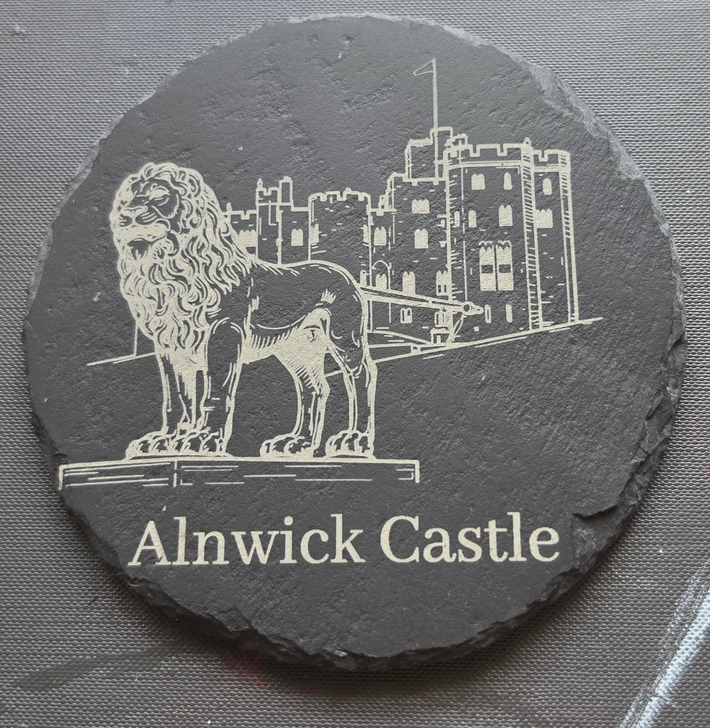 Personalised slate coaster