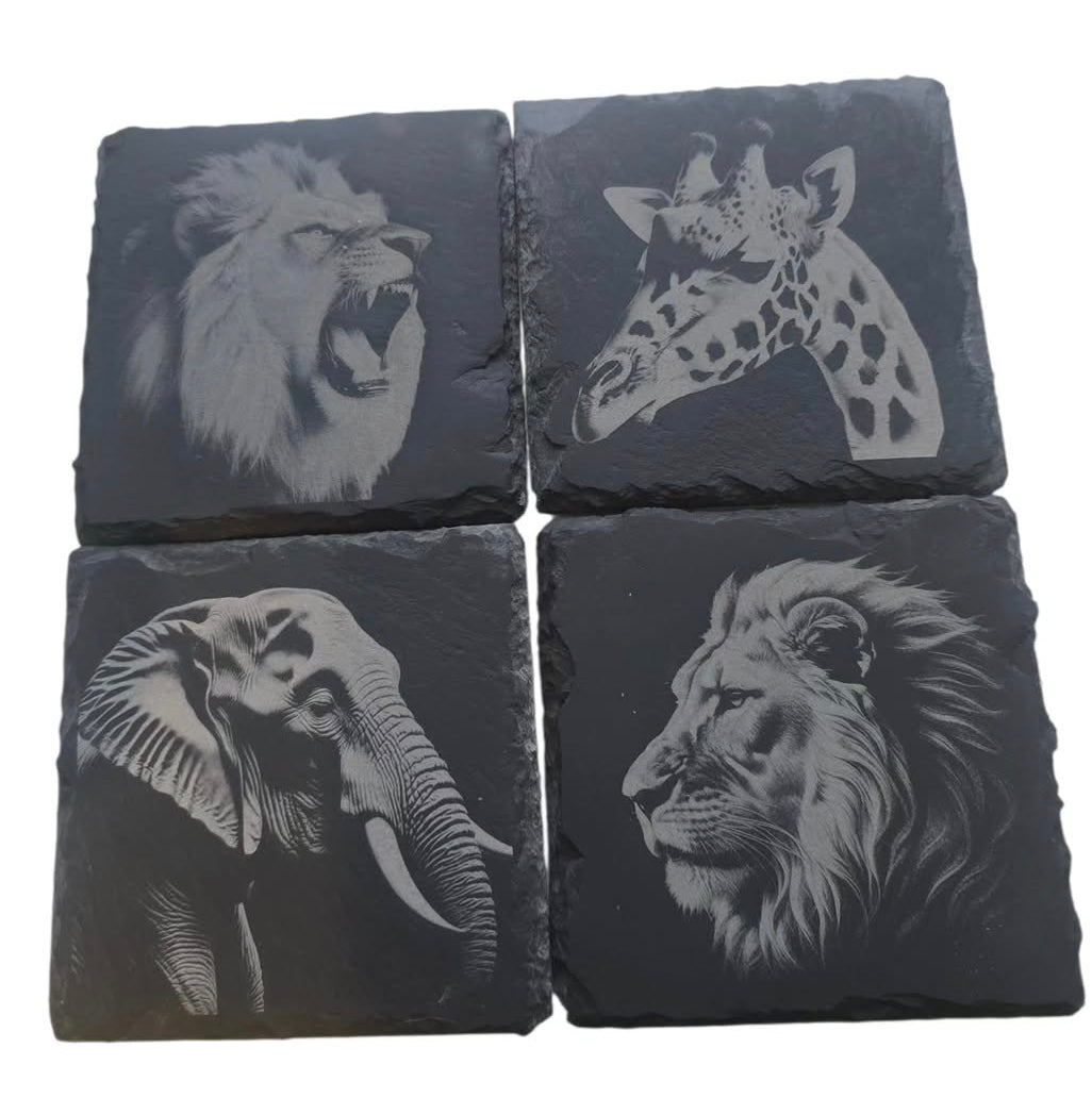 Personalised slate coaster