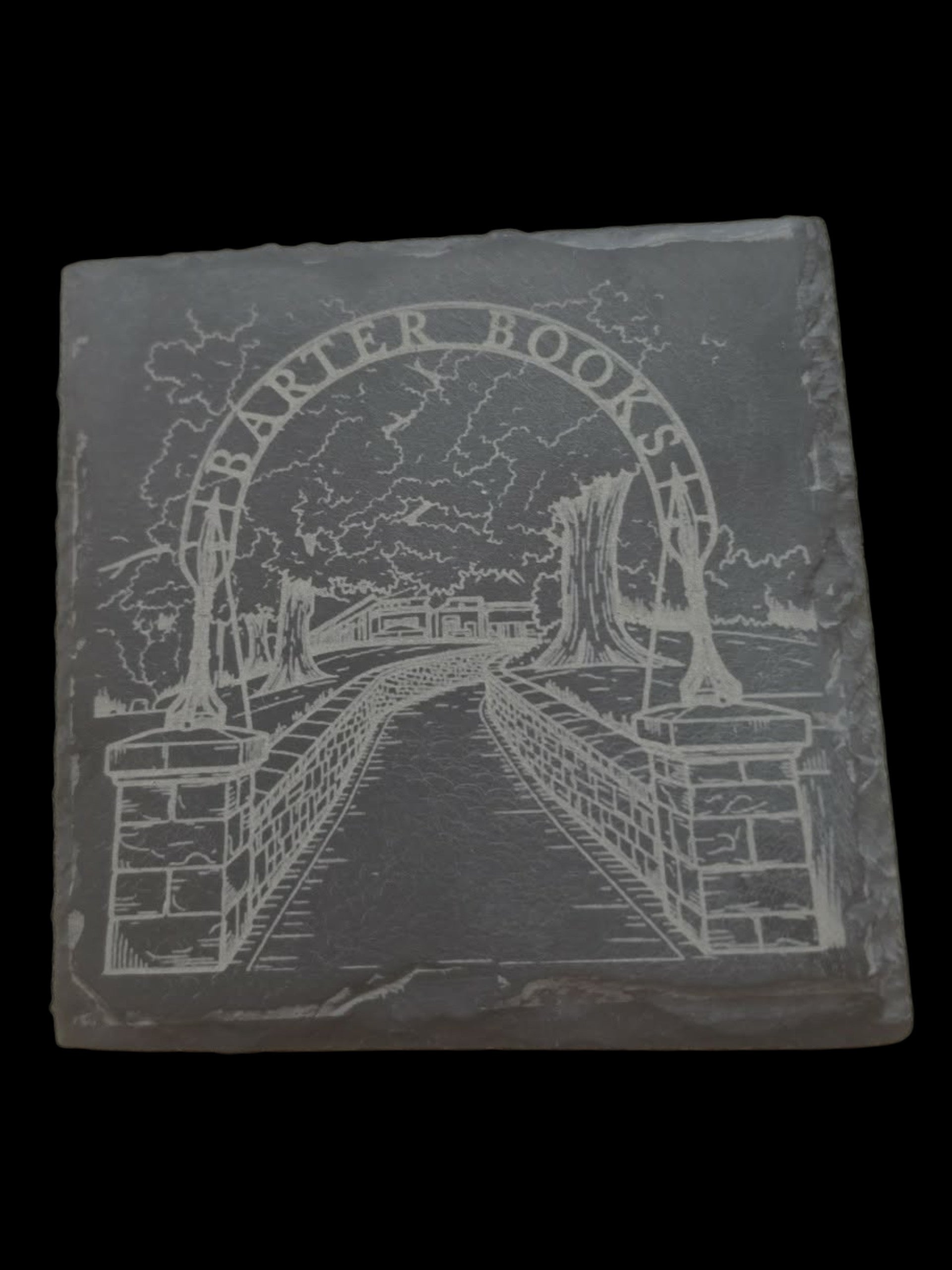 Personalised slate coaster