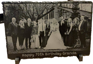 Large slate placemat