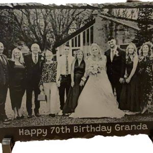 Large slate placemat
