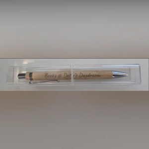 Personalised Bamboo Pen with Display Case