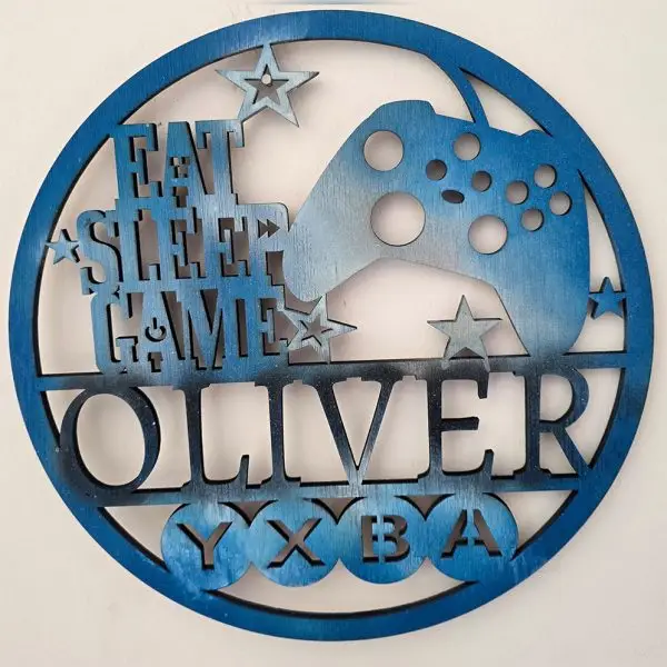 Custom Wooden Sign – Personalised Theme, Design & Colours – Handmade Gift - Image 3